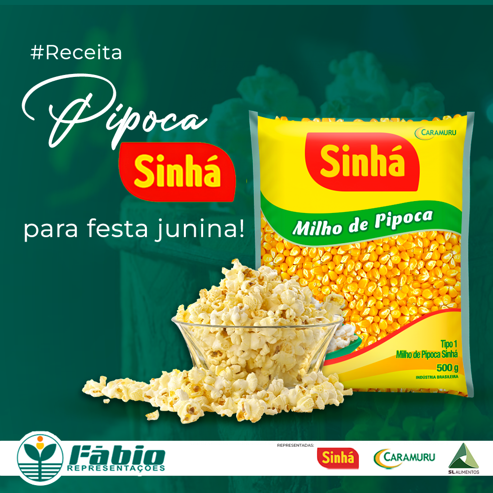 Receita - Pipoca sinhá para festa junina!