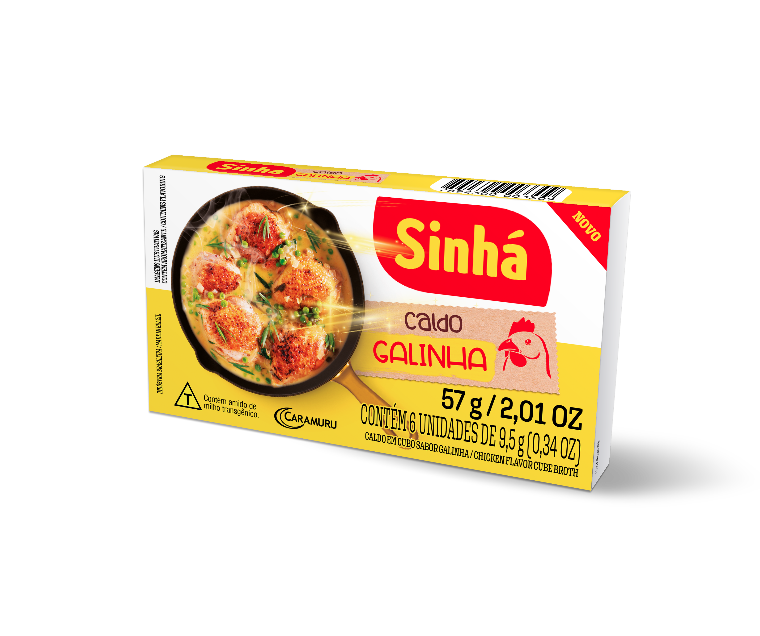 Caldo em Cubo Galinha Sinhá 60x57gr