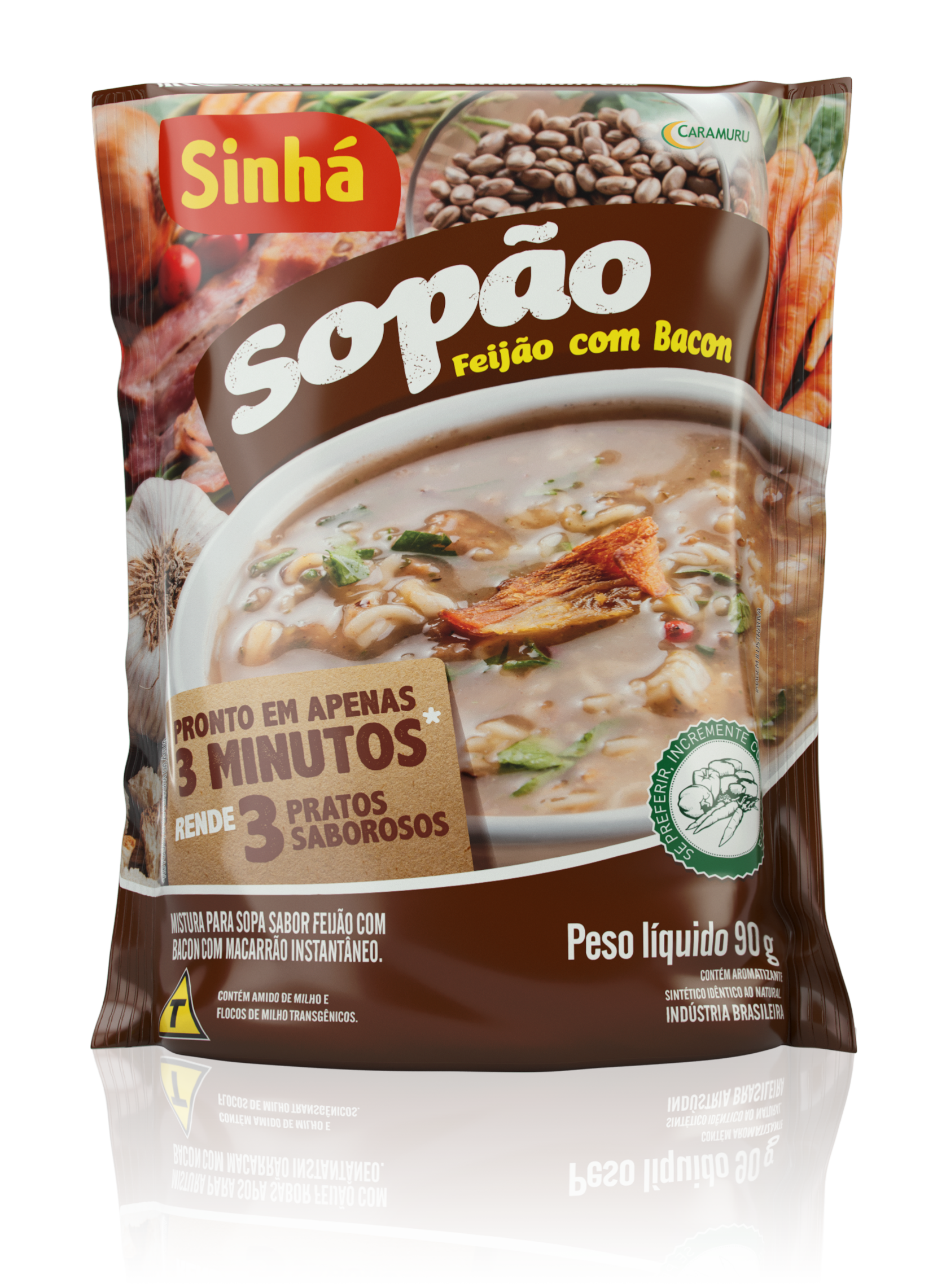 Sopão Sinhá Feijão com Bacon